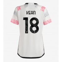 Fotbalové Dres Juventus Moise Kean #18 Dámské Venkovní 2023-24 Krátký Rukáv